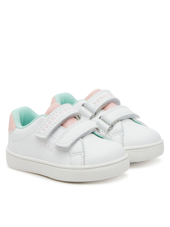 Tommy Hilfiger Αθλητικά Tommy Hilfiger Low Cut Velcro Sneaker T1A9-33727-1355 M Λευκό