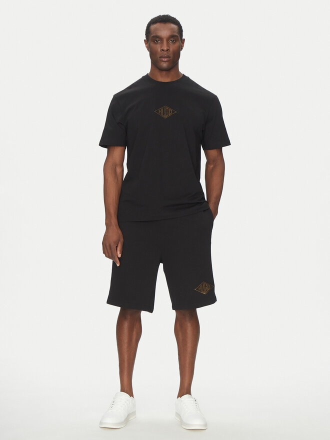 HUGO HUGO T-Shirt Darunu 50534951 Μαύρο Relaxed Fit