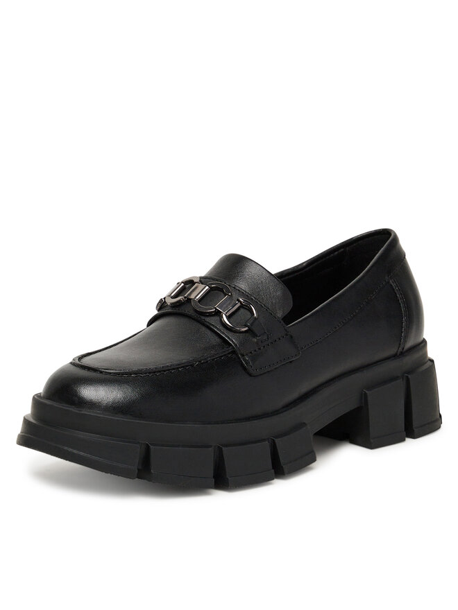 Badura Loafersy Badura EO-CI12-9092-05 Czarny