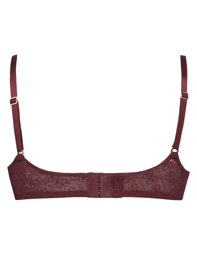 Guess Guess Бюстгальтер push-up O5RC12 KCLB0 Бордовий