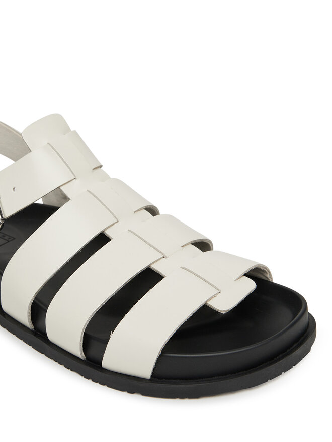 Tommy Jeans Sandały Tommy Jeans Tjw Fisherman Patent Sandal EN0EN02874 Biały