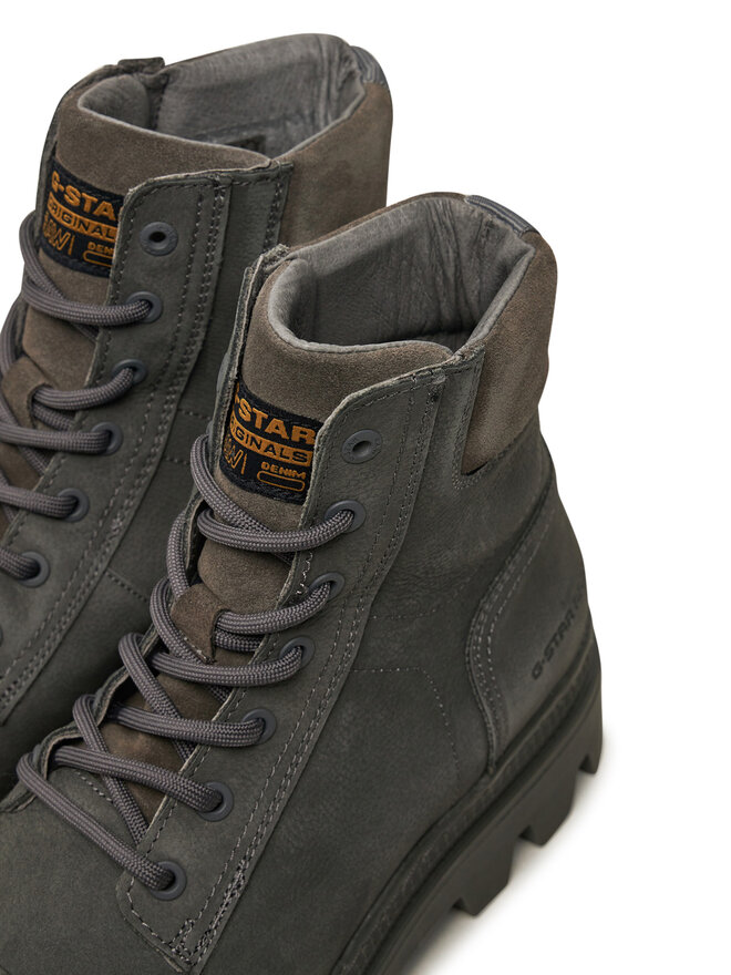 G-Star Raw Μποτάκια G-Star Raw Noxer Boot Mid W D26649 Γκρι