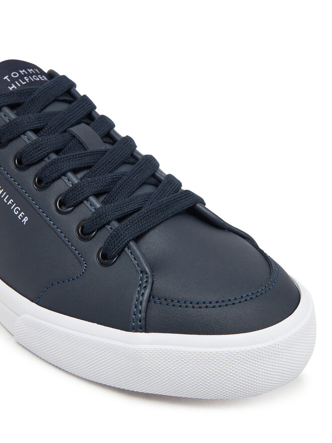 Tommy Hilfiger Sportcipők Tommy Hilfiger Core Corporate Vulc Leather FM0FM05399 Sötétkék