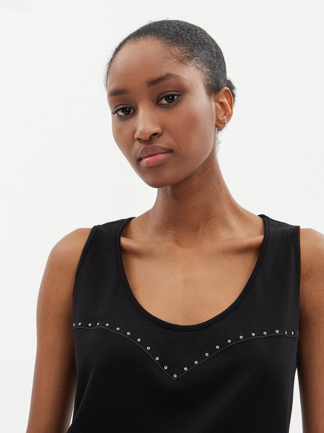 PINKO PINKO Top Duplicity 103729 A1XR Negro Regular Fit