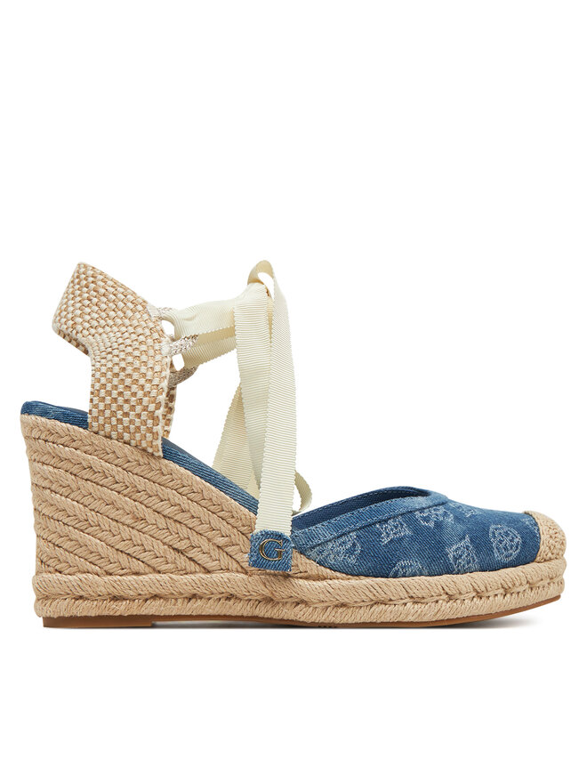 Guess Espadryle Guess FLJCYR DEN04 Niebieski