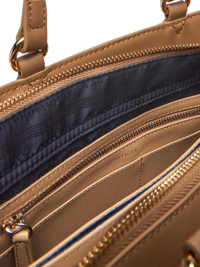 Tommy Hilfiger Bolso Tommy Hilfiger Heritage Satchel AW0AW17211 Marrón