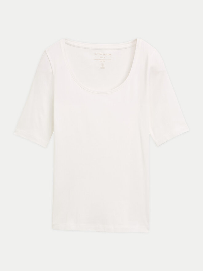 Tom Tailor Tom Tailor T-Shirt 1045541 Λευκό Regular Fit