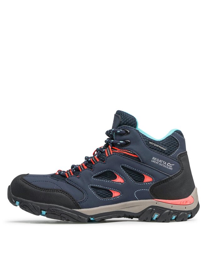 Regatta Trekkingschuhe Regatta Holcombe Iep Mid Jnr RKF573 Dunkelblau