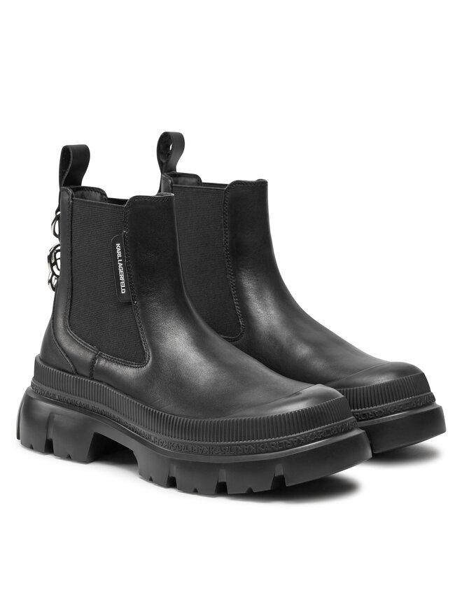 KARL LAGERFELD Боти тип челси KARL LAGERFELD KL43534 Черен
