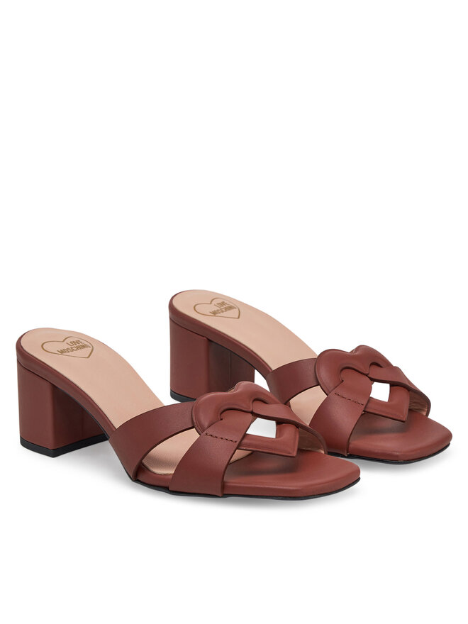 LOVE MOSCHINO Papucs LOVE MOSCHINO JA28065G1MIA0201 Barna