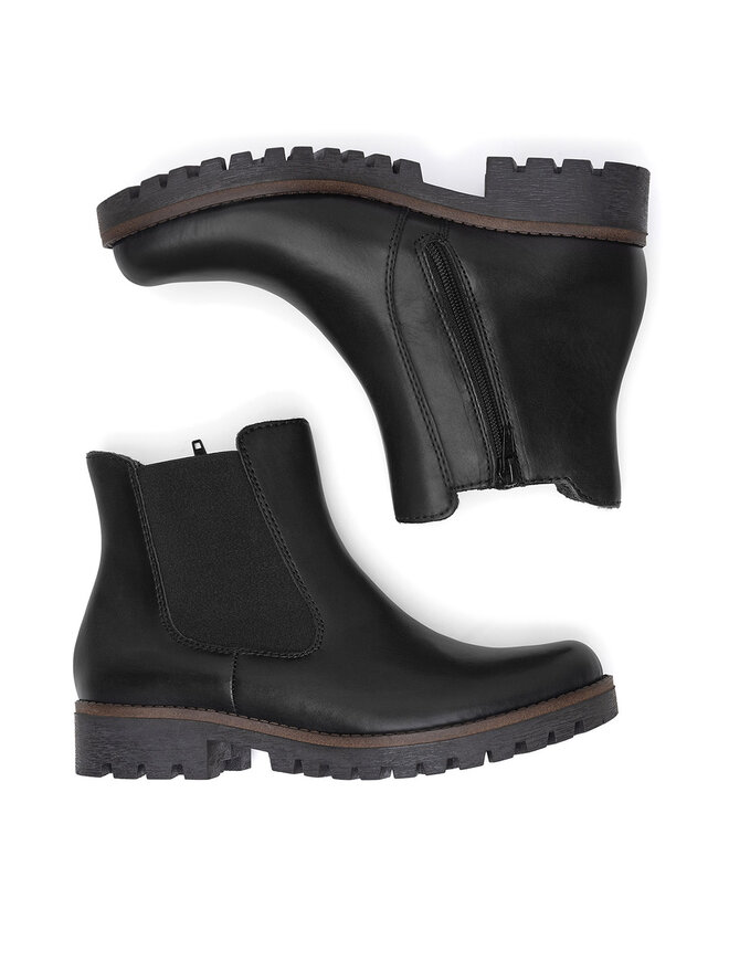 Rieker Μποτάκια Rieker 78570-00 Μαύρο