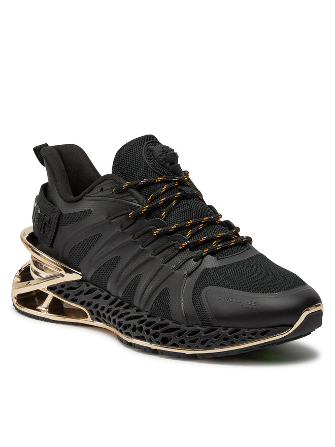 Plein Sport Laisvalaikio batai Plein Sport Chrome Tiger Gen.X.-02 FACS USC0398 STE003N Juoda