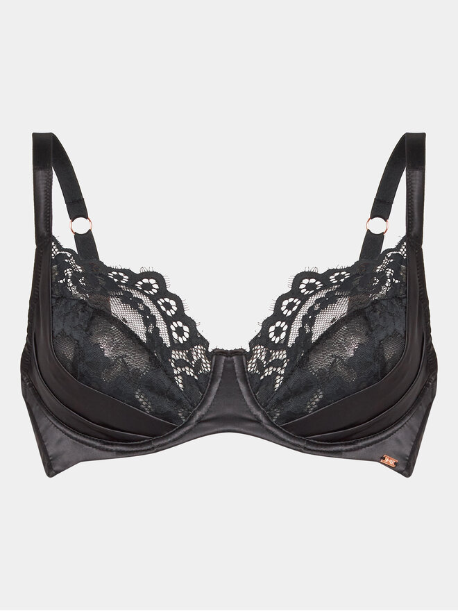 Hunkemöller Hunkemöller Grudnjak sa žicom Jacqueline 202047 Crna