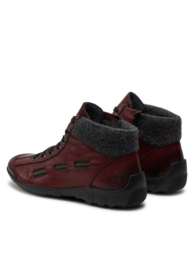 Rieker Botines Rieker L6543-35 Guinda/burdeos