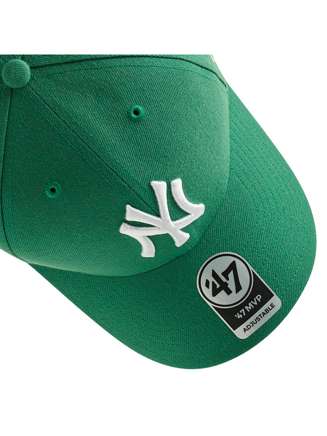 47 Brand Czapka z daszkiem 47 Brand New York Yankees B-MVPSP17WBP-KY Zielony