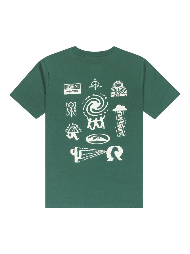 Quiksilver Quiksilver T-Shirt Hw Welcome All EQBZT04913 Bunt Regular Fit