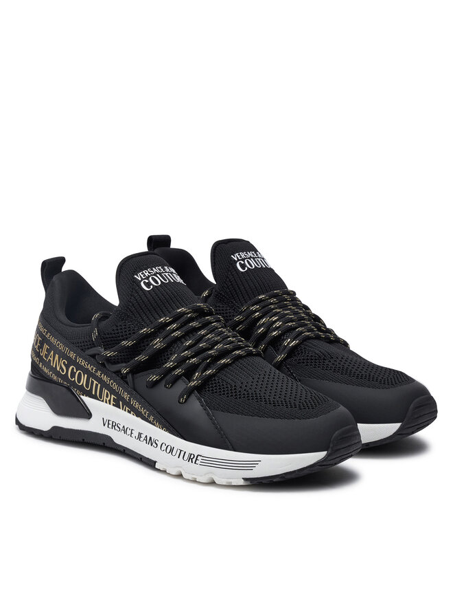 Versace Jeans Couture Sneakersy Versace Jeans Couture Dynamic 77VA3SA8 Czarny