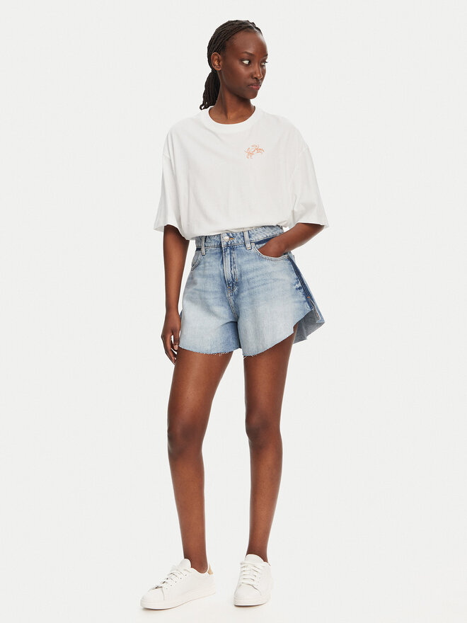 BOSS BOSS Футболка C_Eboyfriend_4 50540441 Білий Oversize