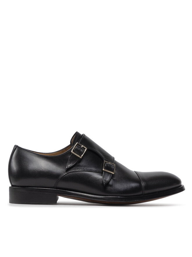 Lord Premium Półbuty Lord Premium Double Monks 5502 Czarny