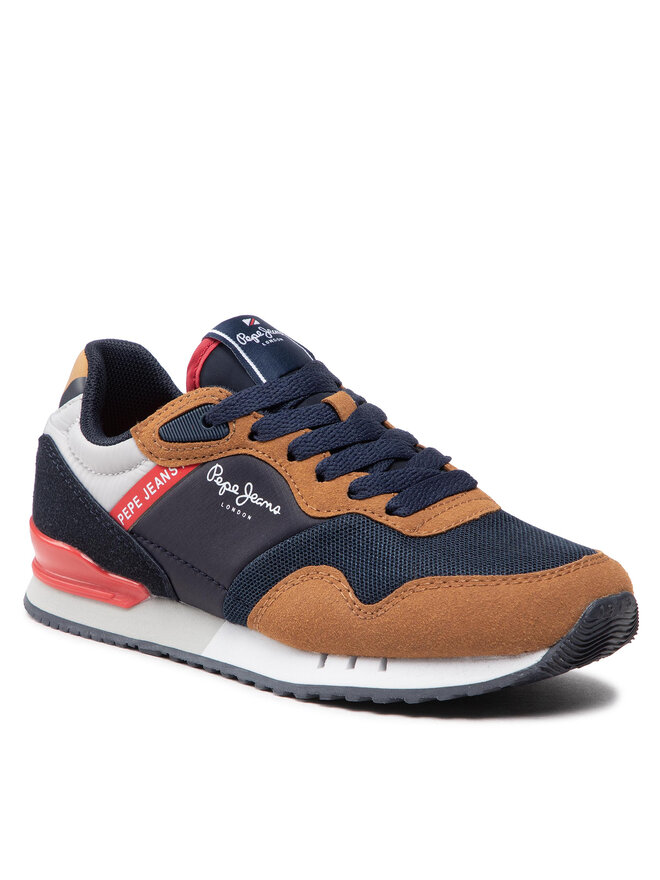Pepe Jeans Снікерcи Pepe Jeans London One Basic B PBS30540 Cиній