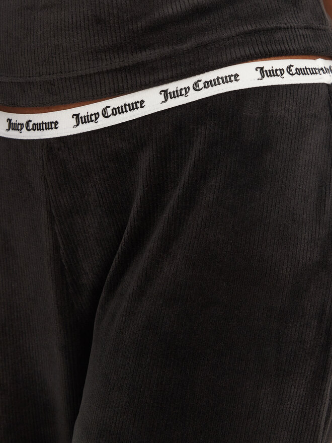 Juicy Couture Juicy Couture Pyjamahose Vicky JCLAS125504 Schwarz Flare Fit