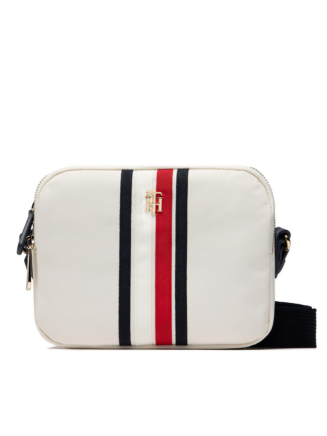 Handtasche Tommy Hilfiger Poppy Crossover White Corp AW0AW13179 WeiB eschuhe