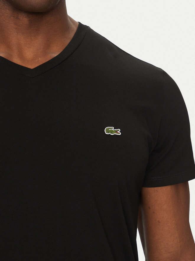 Lacoste Lacoste Футболка TH6710 Чорний Regular Fit