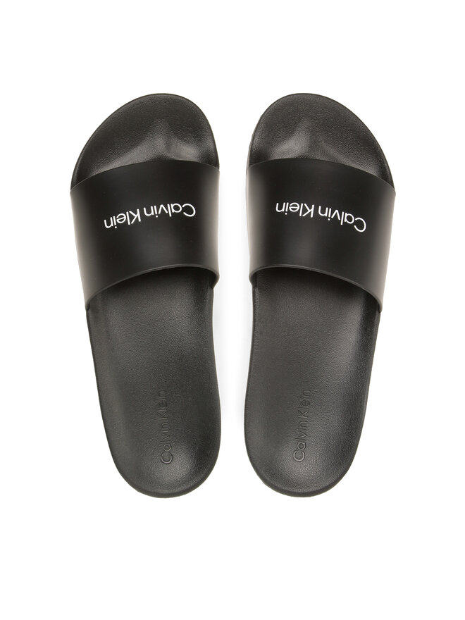 Calvin Klein Nazouváky Calvin Klein Chuncky Pool Slide Rub HM0HM01063 Černá