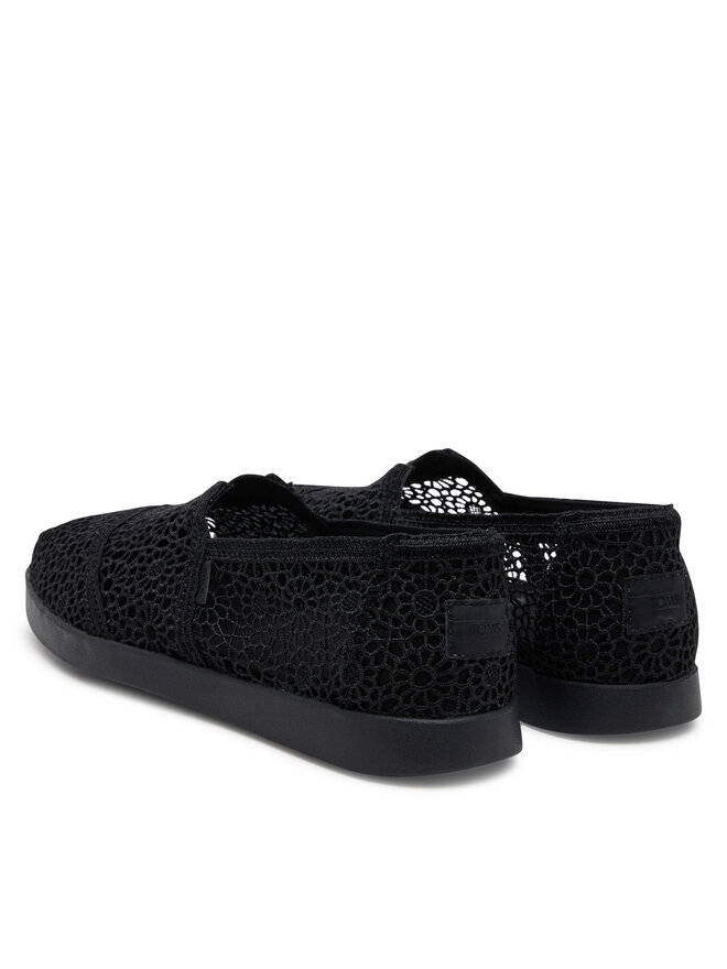 Toms Baleriny Toms Alpargata Plus 10021549 Czarny