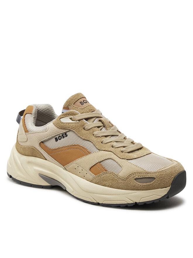 BOSS Sneakersy Boss Levitt Runn Hsdny 50517364 Béžová