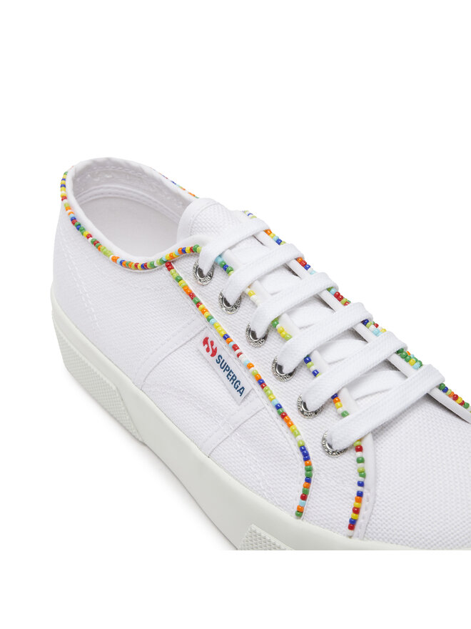 Superga Tenisky Superga Multicolor Beads 2740 S4131FW Bílá
