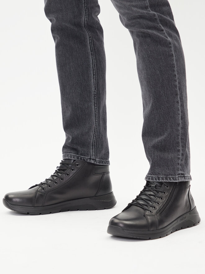 Rieker Schnürschuhe Rieker 39604-00 Schwarz