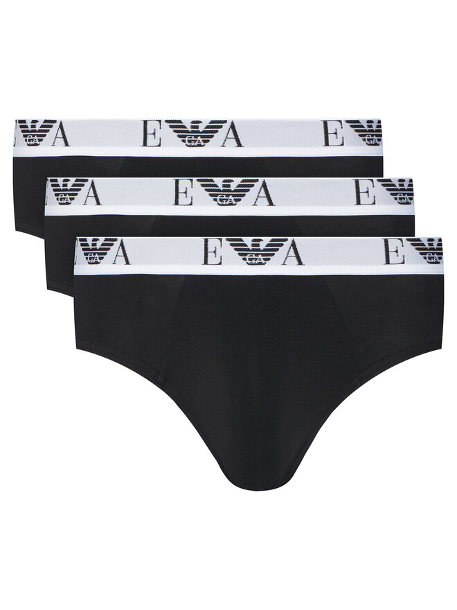 Emporio Armani Underwear Emporio Armani Underwear Σετ σλιπ 3 τμχ. EM000258 AF14131 MC061 Μαύρο