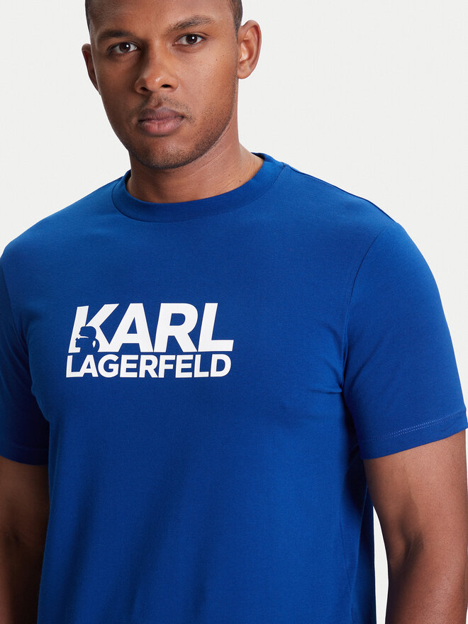 KARL LAGERFELD KARL LAGERFELD Camiseta 755087 553235 Azul Regular Fit
