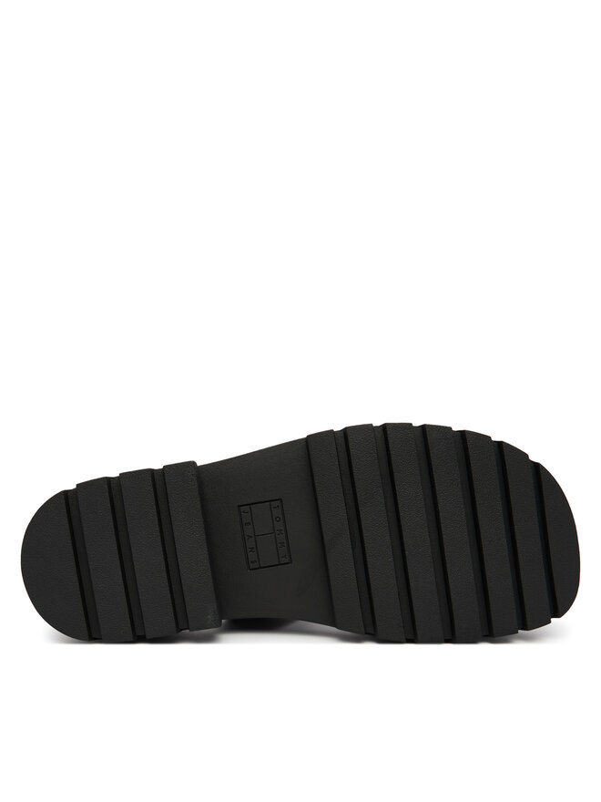 Tommy Jeans Pantoletten Tommy Jeans Tjw Buckle Straps Sandal EN0EN02966 Schwarz