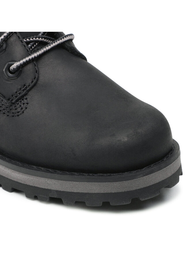 Black timberland boots youth clearance