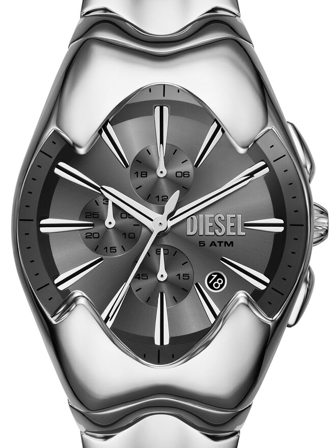 Diesel Годинник Diesel Mercurial DZ4683 Срібний