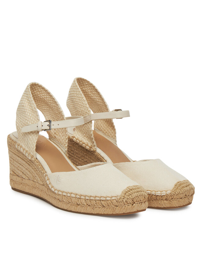 LAUREN RALPH LAUREN Espadryle LAUREN RALPH LAUREN Robby 802961836004 Biały