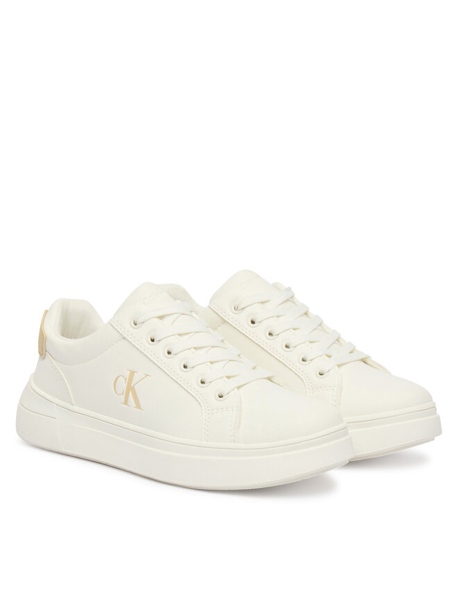 Calvin Klein Sneakers Calvin Klein Low Cut Lace Up V3X9-83300-1355 Weiß