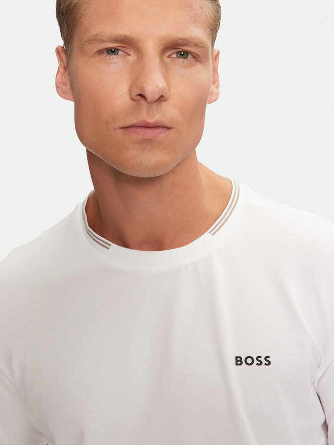 BOSS BOSS Camiseta Taul 50521245 Écru Regular Fit