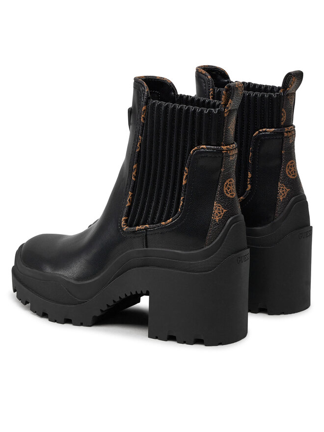Guess Bokacsizma Guess Yvetten FLFYTT ELE10 Fekete