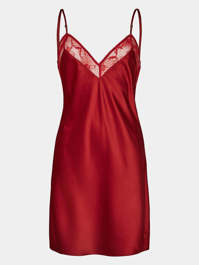 Chantelle Chantelle Camisón Orchids C11U40 Rojo Regular Fit