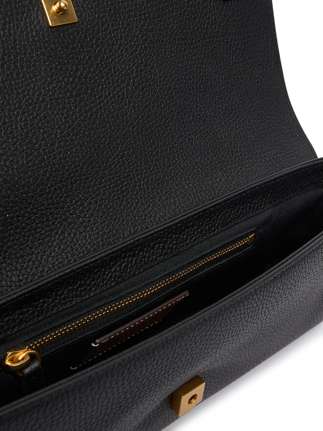 Tommy Hilfiger Handtasche Tommy Hilfiger American Icon Clutch AW0AW19214 Schwarz