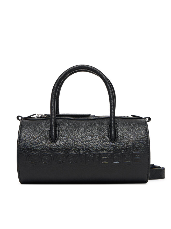 Coccinelle Handtasche Coccinelle QBB Coccinellemyrtha Maxi Logo E1 QBB 18 04 01 Schwarz