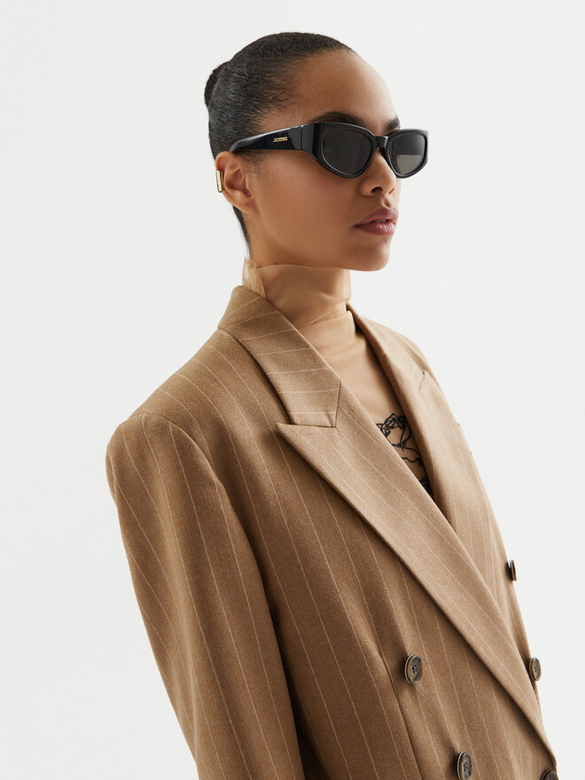 JACQUEMUS Occhiali da sole JACQUEMUS JAC5C1SUN Nero