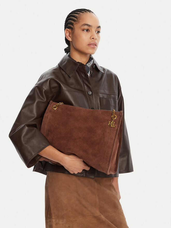 LAUREN RALPH LAUREN Ročna torba LAUREN RALPH LAUREN 431969418002 Rjava