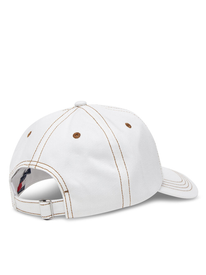 Tommy Jeans Gorra con visera Tommy Jeans Heritage AW0AW17572 Écru