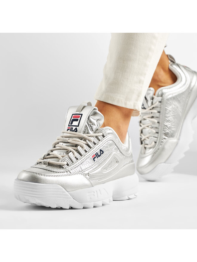 Fila disruptor argento hot sale