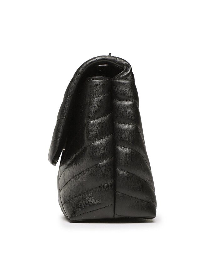 Tory Burch Дамска чанта Tory Burch Kira Chevron Powder 90856 Черен