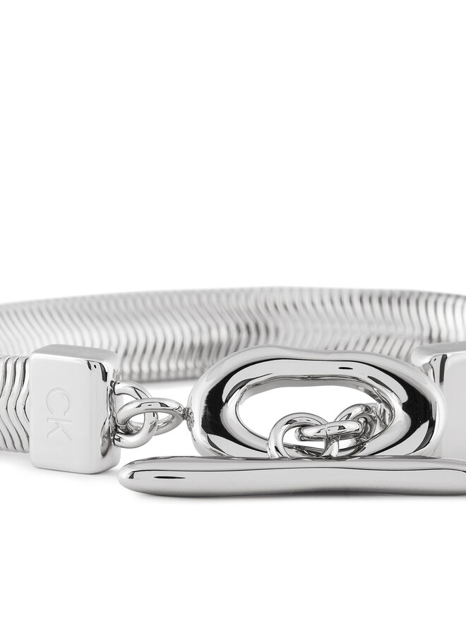 Calvin Klein Bransoletka Calvin Klein 35000647 Srebrny